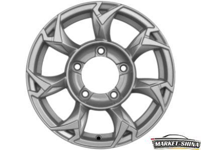 Khomen KHW1505 (Lada NIVA 4x4) 5.5 x 15 5*139.7 Et:5 Dia:98.5 F-Silver-FP