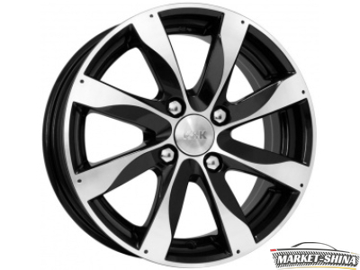 K&K Джемини (КС480) 5.5 x 14 4*98 Et:40 Dia:58.5 Дарк платинум