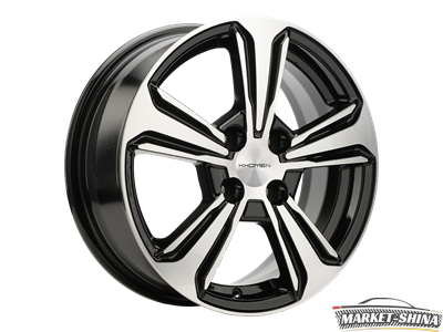 Khomen 1502 6 x 15 4*100 Et:48 Dia:54.1 BLACK-FP