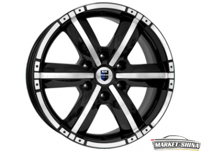 K&K Окинава (КС635) 7.5 x 17 6*114.3 Et:30 Dia:66.1 Алмаз черный