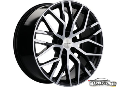 Khomen KHW2005 (Lexus RX (new)) 8.5 x 20 5*114.3 Et:35 Dia:60.1 Black-FP