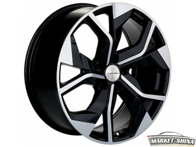 Khomen KHW2006 (Audi) 8.5 x 20 5*112 Et:37 Dia:66.5 Black