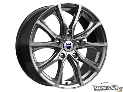 K&K Твист (КС697) 7.5 x 17 5*120 Et:42 Dia:67.1 Дарк платинум