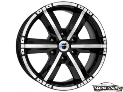 K&K Окинава (КС635) 7.5 x 17 6*114.3 Et:39 Dia:67.1 Алмаз черный