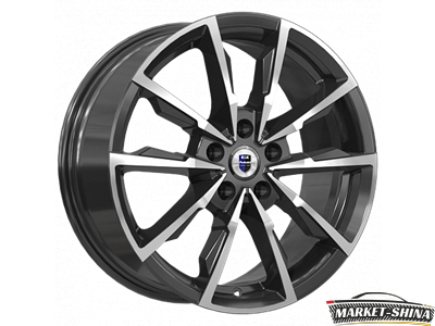 K&K Меренге (КС902) 7.5 x 17 5*115 Et:40 Dia:70.2 Алмаз черный