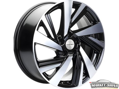 Khomen Wheels KHW1801 (Chery Tiggo) 7.5 x 18 5*108 Et:40 Dia:60.1 Black-FP