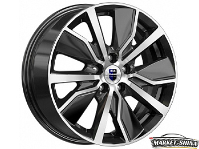 K&K Гамбит (КС961) 6.5 x 16 5*105 Et:38 Dia:56.6 Алмаз черный