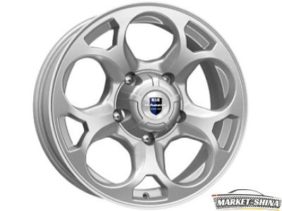 K&K Линкс (КС1057) 7 x 16 5*139.7 Et:35 Dia:108.5 Сильвер