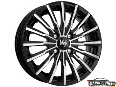 K&K Акцент-оригинал (КС562) 7 x 17 4*100 Et:43 Dia:60.1 Дарк платинум