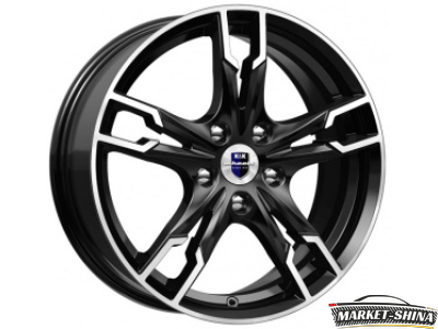 K&K Солар (КС875) 7 x 17 4*100 Et:41 Dia:60.1 Алмаз черный SK