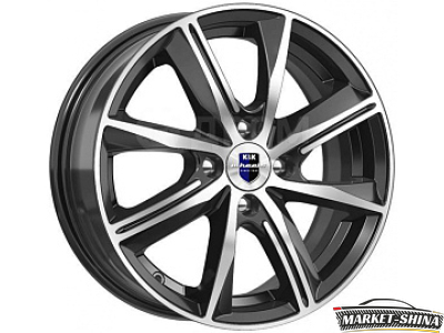 K&K Арнар (КС896) 7 x 17 5*112 Et:45 Dia:66.6 Алмаз черный