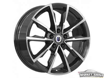 K&K Меренге (КС902) 7.5 x 17 5*120 Et:45 Dia:72.6 Алмаз черный