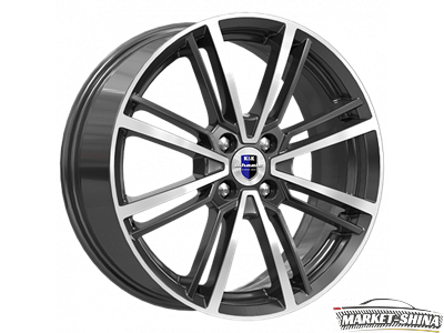 K&K Эрфурт 7 x 17 5*100 Et:40 Dia:67.1 алмаз чёрный