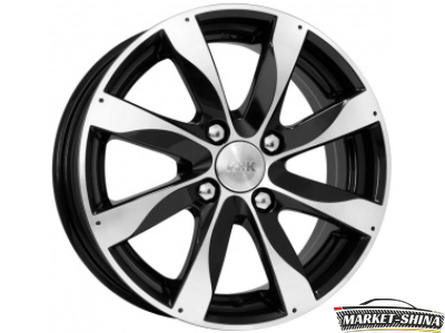 K&K Джемини (КС480) 5.5 x 14 4*98 Et:40 Dia:58.5 Алмаз черный
