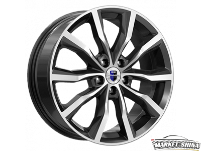 K&K Портер 7.5 x 18 5*114.3 Et:35 Dia:67.1 Алмаз черный