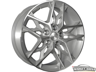 Khomen KHW1709 (Evolute i-Joy) 7 x 17 5*110 Et:40 Dia:67.1 F-Silver-FP