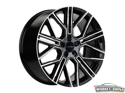 Khomen 2101 9.5 x 21 5*112 Et:31 Dia:66.6 Black-FP