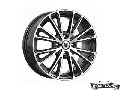 K&K Меандр (КС879) 6 x 16 4*108 Et:47.5 Dia:63.35 Алмаз черный SK