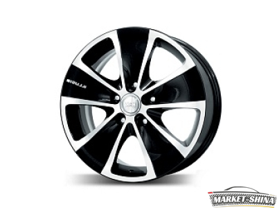 K&K Иллюзио (КС440) 6.5 x 17 5*108 Et:49 Dia:60.1 Алмаз черный