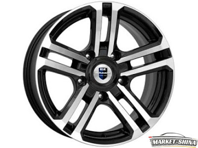 K&K Палладика (КС591М) 7 x 16 5*139.7 Et:30 Dia:98 Алмаз черный