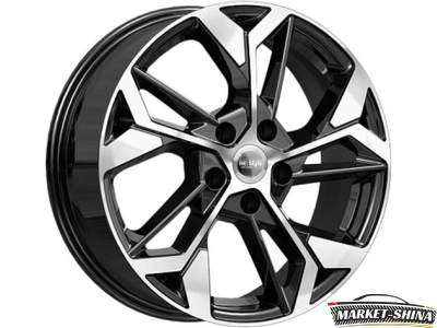 K&K КС1062 6.5 x 17 5*108 Et:43 Dia:65.1 Алмаз черный