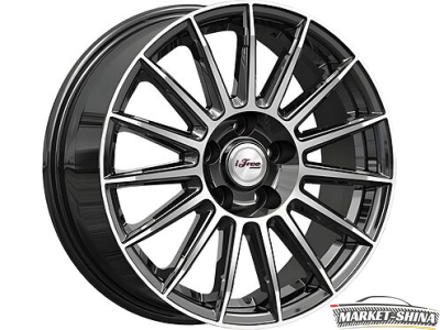 iFree Азур (КС1052) 6.5 x 16 5*110 Et:38 Dia:67.1 Блэк Джек