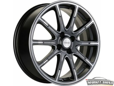 Khomen KHW1707 (Lada Vesta Cross) 6.5 x 17 4*100 Et:43 Dia:60.1 Gray-FP