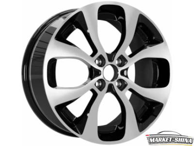 K&K Балу (X-Ray) (КС745) 6.5 x 17 4*100 Et:41 Dia:60.15 Алмаз черный