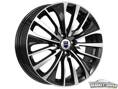 K&K Flanker 6.5 x 17 4*100 Et:37 Dia:67.1 Алмаз черный