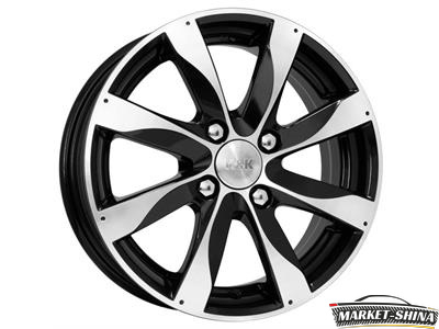 K&K Джемини 5.5 x 14 4*98 Et:40 Dia:58.5 Алмаз черный