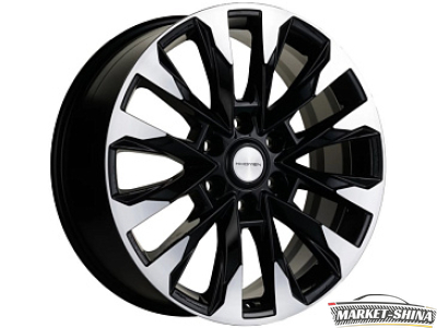 Khomen KHW2009 (Q8) 8.5 x 20 5*112 Et:20 Dia:66.6 Black-FP