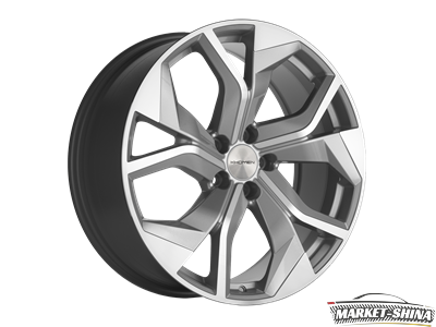 Khomen KHW2006 (RX) 8.5 x 20 5*114.3 Et:30 Dia:60.1 Brilliant Silver