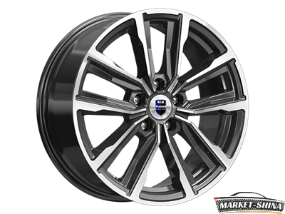 K&K Лацио (КС964) 7.5 x 17 5*114.3 Et:40 Dia:66.1 Алмаз черный