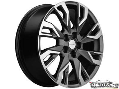 Khomen KHW1809 (Tiguan/Kodiaq) 7 x 18 5*112 Et:43 Dia:57.1 Black-FP