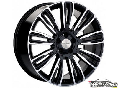 Khomen KHW2004 (SantaFe) 8.5 x 20 5*114.3 Et:48 Dia:67.1 Black