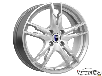 K&K Солар 7 x 17 4*100 Et:41 Dia:60.1 сильвер