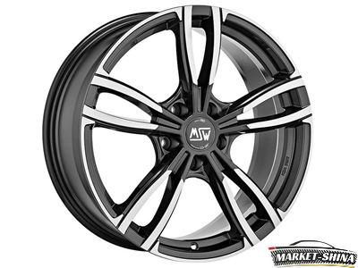 MSW 73 8 x 18 5*112 Et:42 Dia:73 Gloss Dark Grey Full Polished