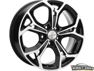 Khomen KHW1702 (DFM580) 7 x 17 5*110 Et:45 Dia:67.1 Black