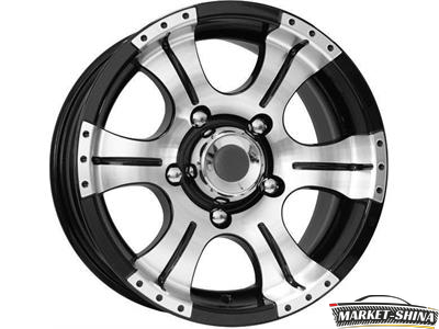 K&K Байконур (КС465) 8 x 16 6*139.7 Et:20 Dia:108.5 Алмаз черный