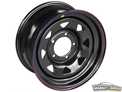 Off-Road-Wheels Black 7 x 15 5*139.7 Et:25 Dia:98 Black