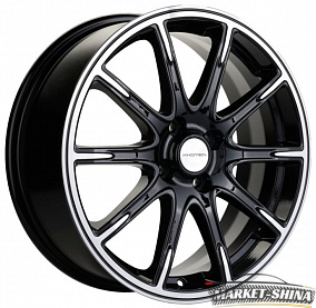 Khomen 1707 6.5 x 17 4*100 Et:41 Dia:60.1 Black-FP