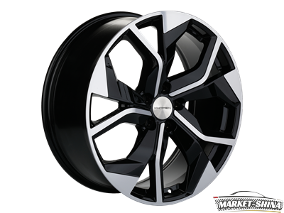 Khomen KHW2006 (Audi/VW) 8.5 x 20 5*112 Et:33 Dia:66.6 Black-FP