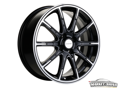 Khomen KHW1707 (Lada Vesta) 6.5 x 17 4*100 Et:50 Dia:60.1 Black-FP