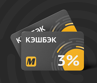 Бонусная система - кэшбэк! При покупке начисляется 3% бонуса