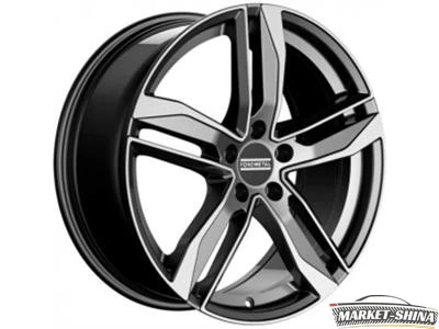 FONDMETAL Hexis 8 x 18 5*112 Et: 40 Dia: 66,5 Titanium Glossy Machined